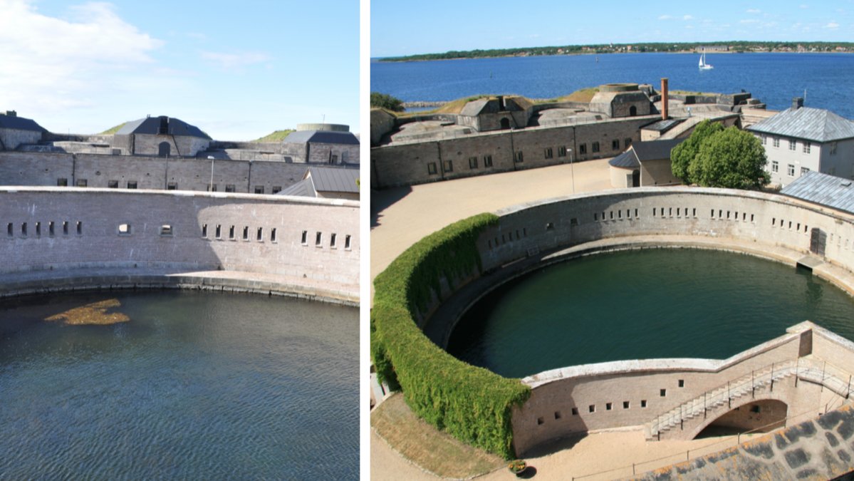 Kungsholms fort på Aspö utanför Karlskrona.